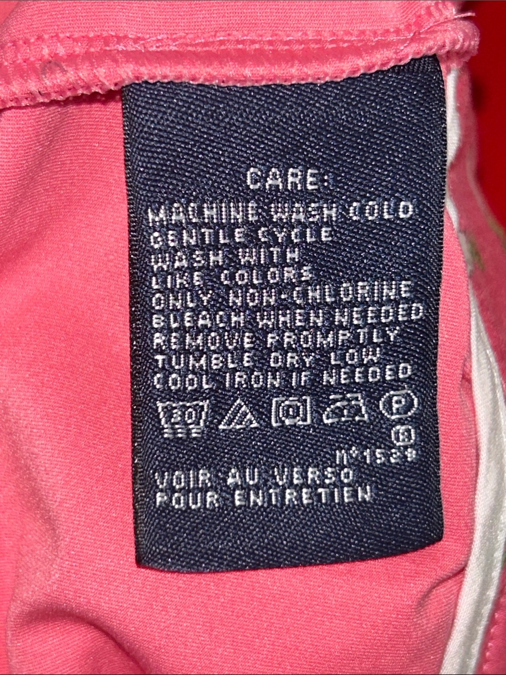 Ralph Lauren Pink Mini Skirt with White & Green Motif - Picture 7 of 9